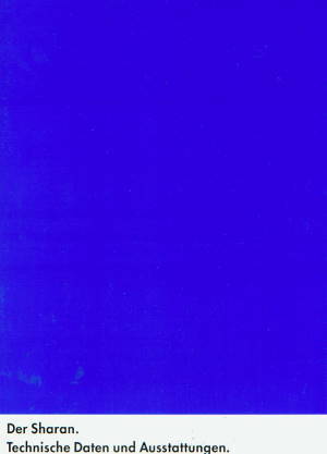 VW Sharan - technische Daten 9-  1997