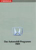 Honda Programm - Prospekt aus 1989