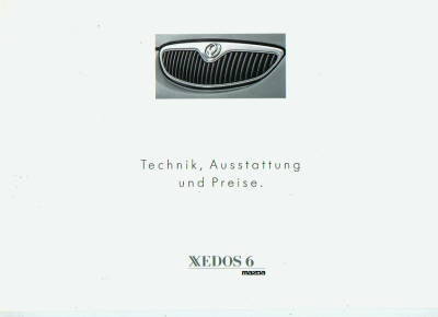 Mazda Xedos 6 - Prospekt Technik 1994