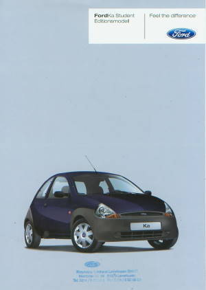 Ford Ka Student - original Prospekt 2006