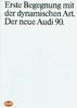 Audi 90 Prospekt brochure 1984