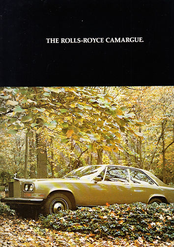 Rolls Royce Camargue Prospekt 1976 Großformat