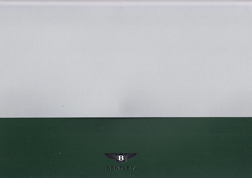 Bentley Continental GT Pressemappe 2002