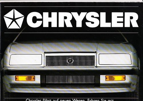 Chrysler PKW Programm 80er Jahre