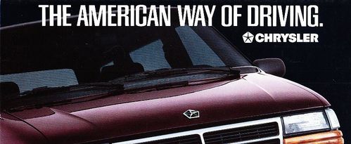 Chrysler Jeep Prospekt brochure 80er Jahre