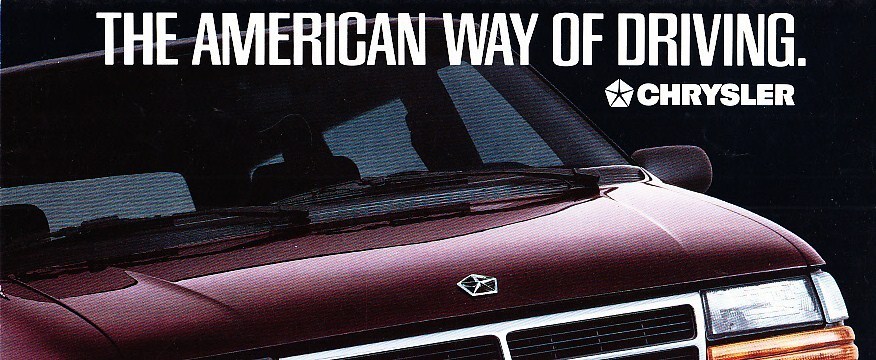 Chrysler Jeep Prospekt brochure 80er Jahre