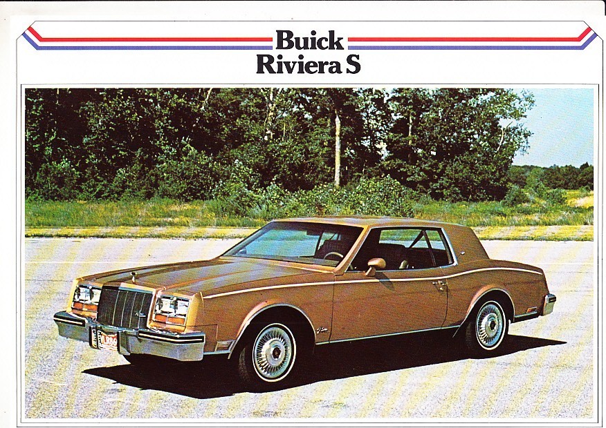 Buick Riviera S Prospekt brochure 1979