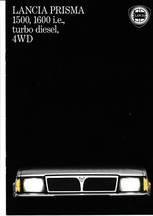 Lancia Prisma Autoprospekt 1987