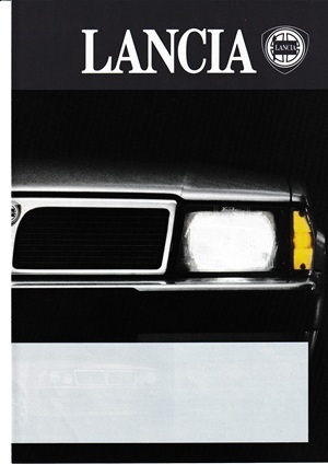 Lancia PKW Programm Prospekt 1986