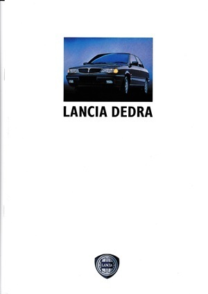 Lancia Dedra Prospekt brochure 1990