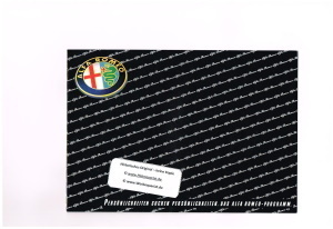 Alfa Romeo PKW Programm Prospekt 80er J.