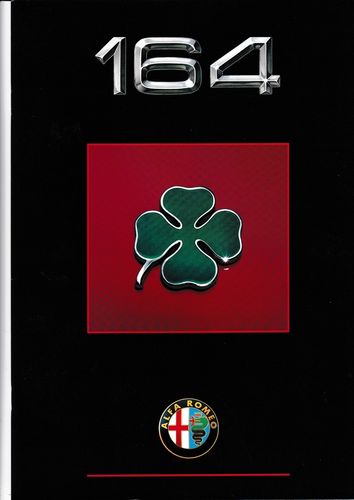 Alfa Romeo 164 - toller original Prospekt