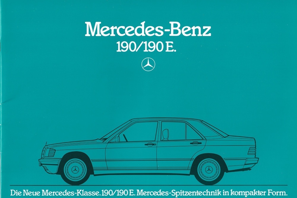 Mercedes 190 Autoprospekt 1982