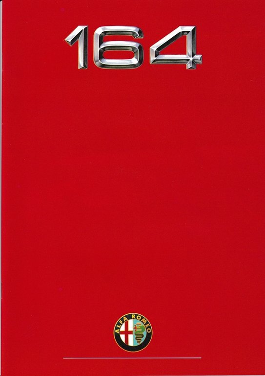 Alfa Romeo 164 - Autoprospekt brochure