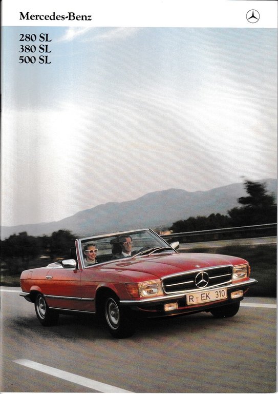 Mercedes SL 280 380 500 Prospekt 2 - 1981