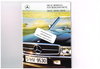 Mercedes SL Prospekt brochure 1986