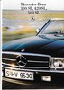 Mercedes SL Prospekt brochure Mai 1986