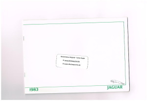 Jaguar XJ Prospekt brochure 1982