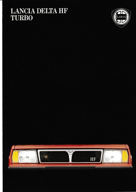 Lancia Delta HF Turbo Prospekt 1983