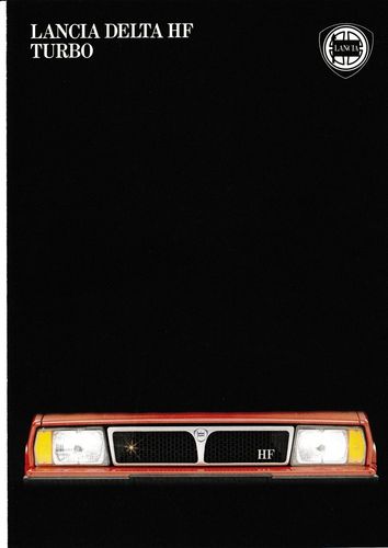 Lancia Delta HF Turbo Prospekt 1983