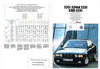 Farbkarte BMW 5er 1987