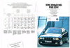 Farbkarte für den BMW 5er 1989
