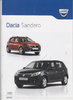Dacia Sandero Prospekt brochure 2009