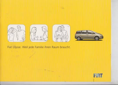 Fiat Ulysse Prospekt 2006 brochure