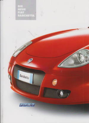 Die neue Fiat Barchetta Prospekt 2003