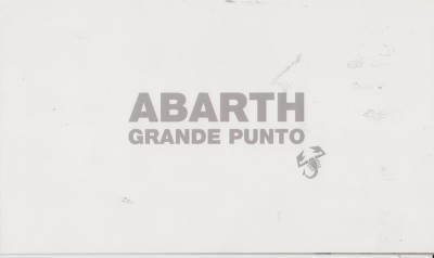 Fiat Grande Punto Abarth Prospekt 2009