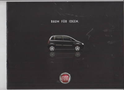 Fiat Idea - original Prospekt brochure 2007