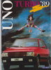 Fiat Uno Turbo 1989 Prospekt