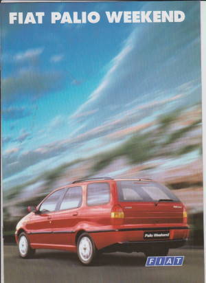 Fiat Palio Weekend Prospekt brochure 1997