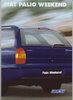 Fiat Palio Weekend Prospekt brochure 1999