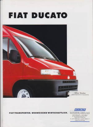 Fiat Ducato  Prospekt 1994