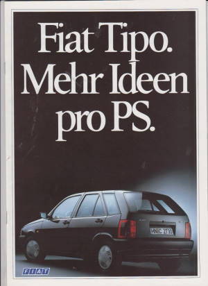 Fiat Tipo 1990 Prospekt