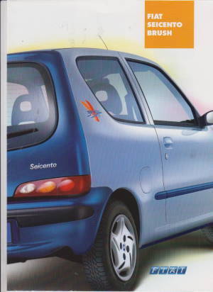 Fiat Seicento Brush  Prospekt 2001 Italien