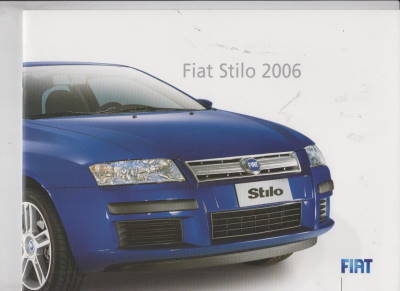Fiat Stilo Prospekt brochure 2006