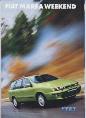 Fiat Marea Weekend Prospekt brochure 2001