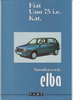 Fiat Uno Elba Prospekt brochure 1987