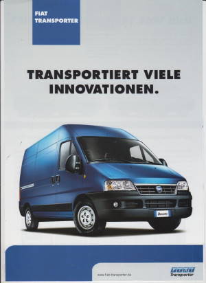 Fiat Transporter Prospekt 2002