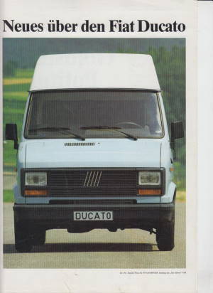 Fiat Ducato - der Neue - Prospekt 1994
