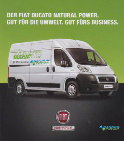 Fiat Ducato Natural Power Prospekt 2009