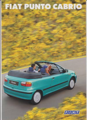 Prospekt Fiat Punto Cabrio 1998