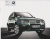 BMW X3 Prospekt brochure 2008
