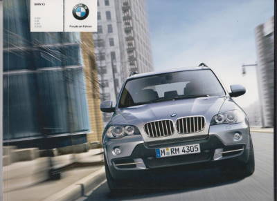 BMW X5 Autoprospekt 2007