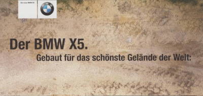 BMW X5  Prospekt 2000