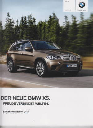 BMW X5 Prospekt 1 - 2010 Geschenkidee