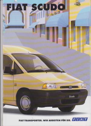Fiat Scudo Prospekt brochure 1998