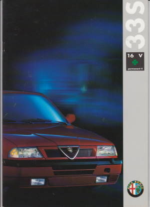 Traumauto Alfa Romeo 33 S Prospekt 1992